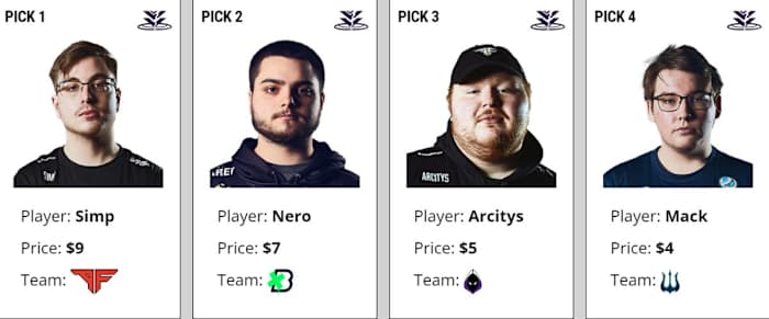 Major 3 Fantasy Pick Em Selections via Breaking Point GG